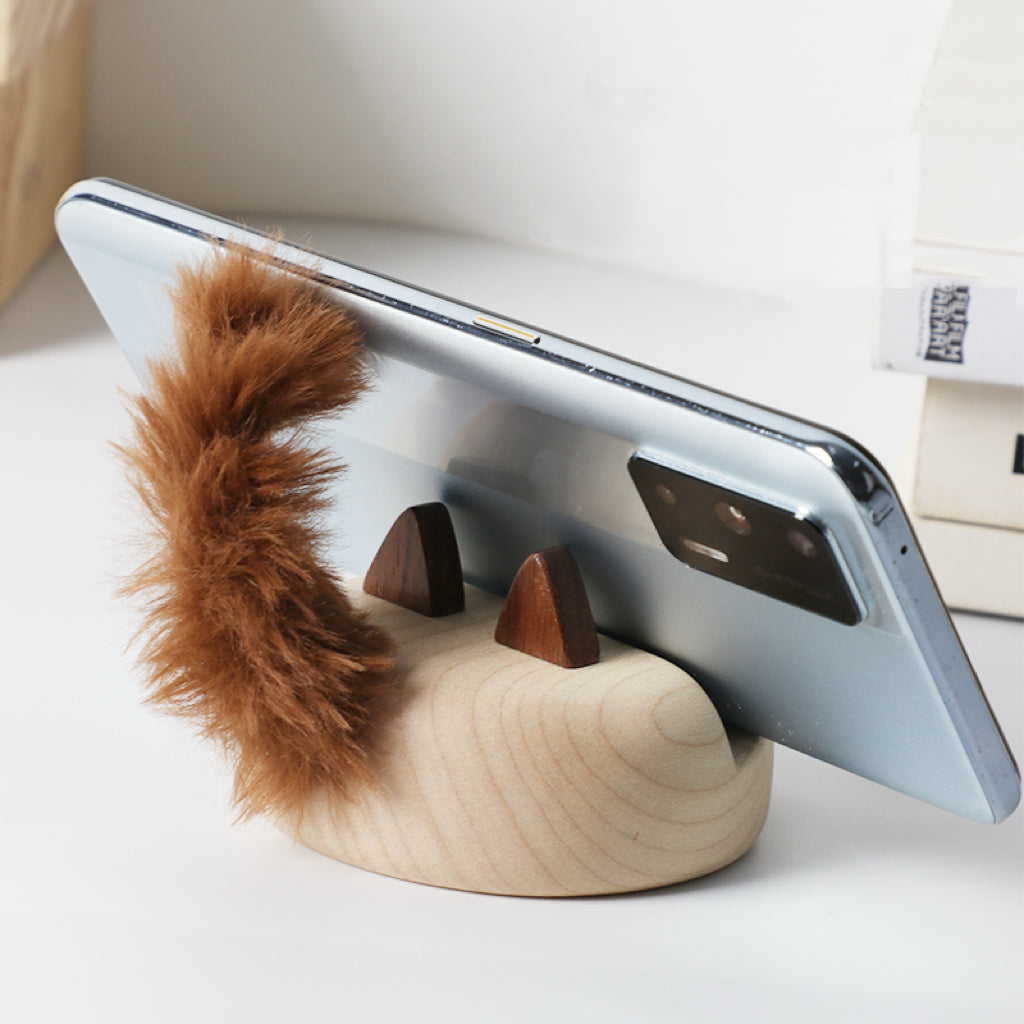 Peekaboo Cat Stand – Wooden Phone Holder