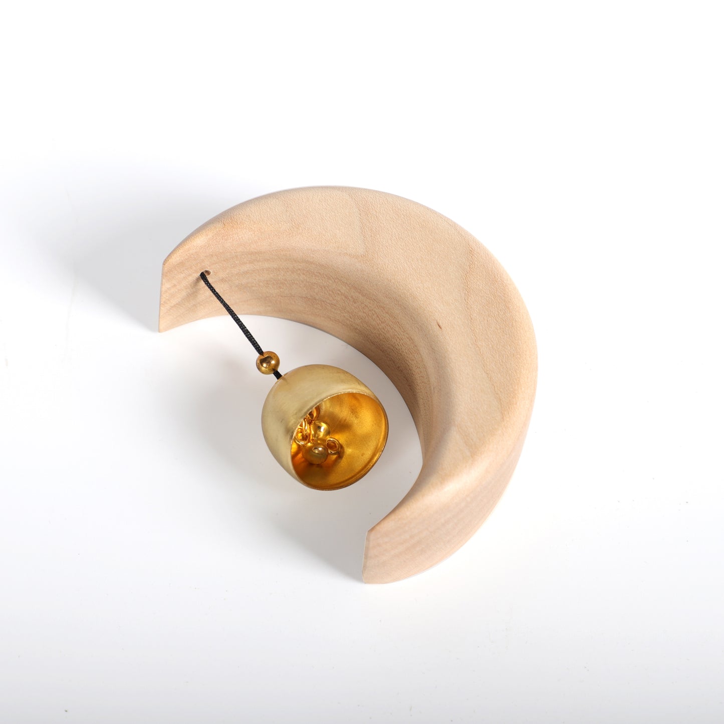 Moonlight Bell – Wooden Crescent Door Bell