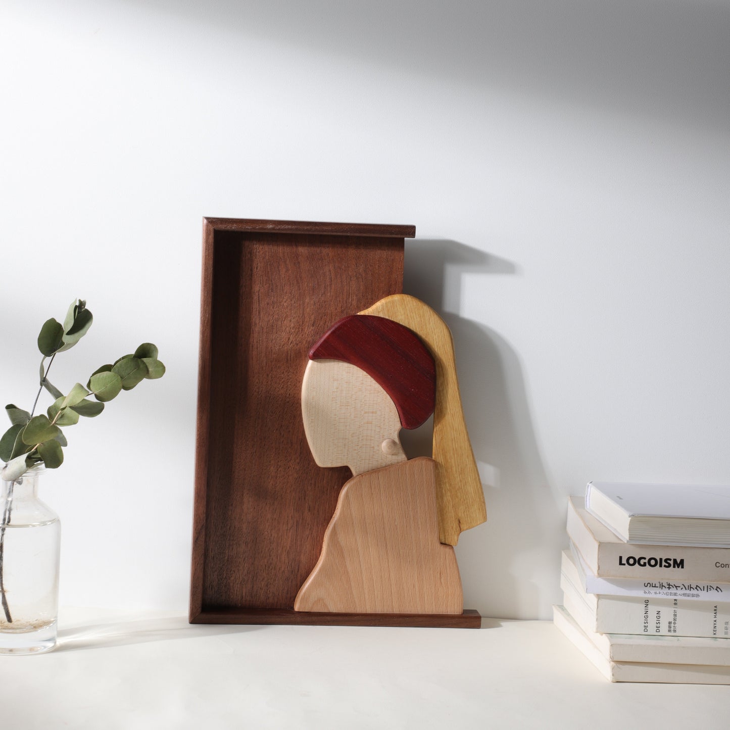 Girl with a pearl earring– Wooden Wall Art