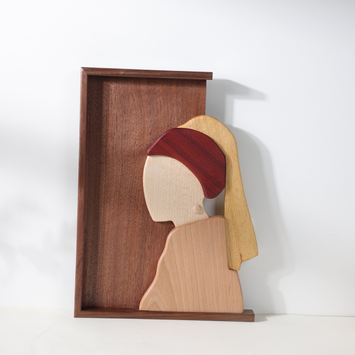Girl with a pearl earring– Wooden Wall Art