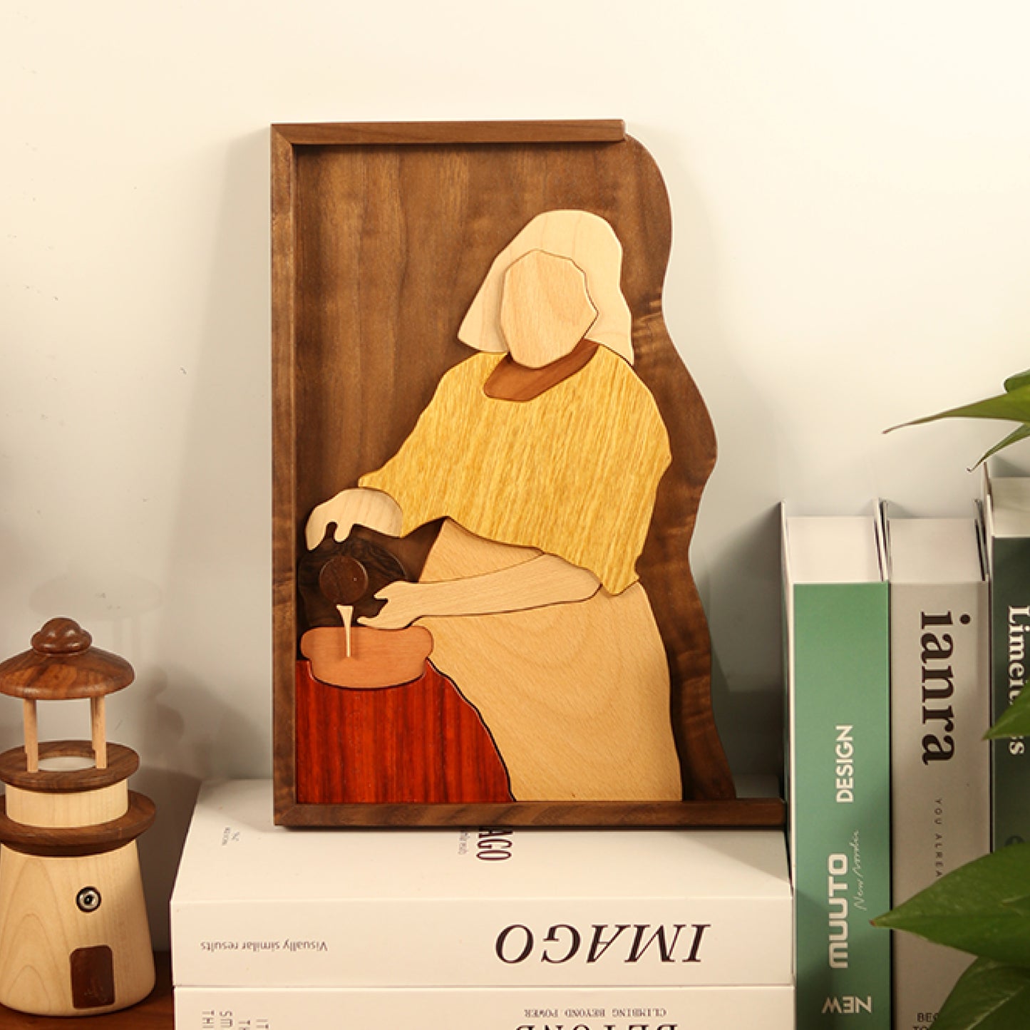The Milkmaid – Wood Veneer Wall Art