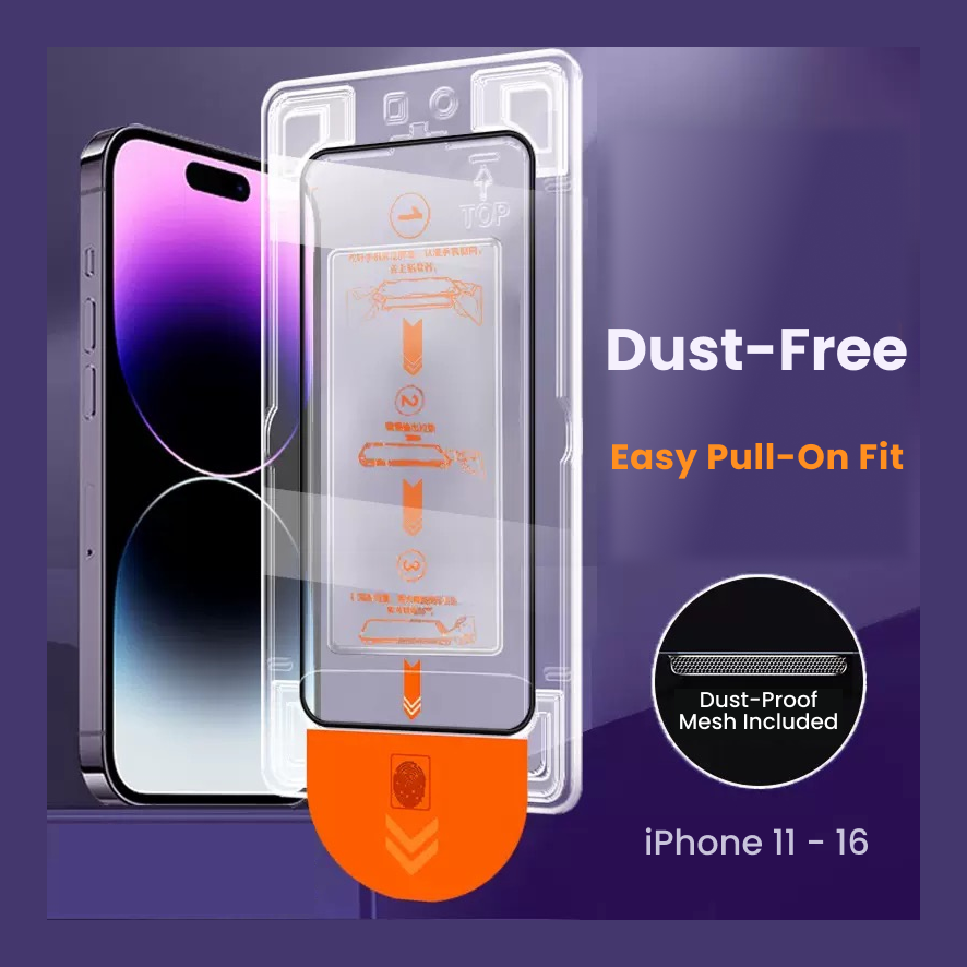 iPhone Self-Aligning Tempered Glass Screen Protector