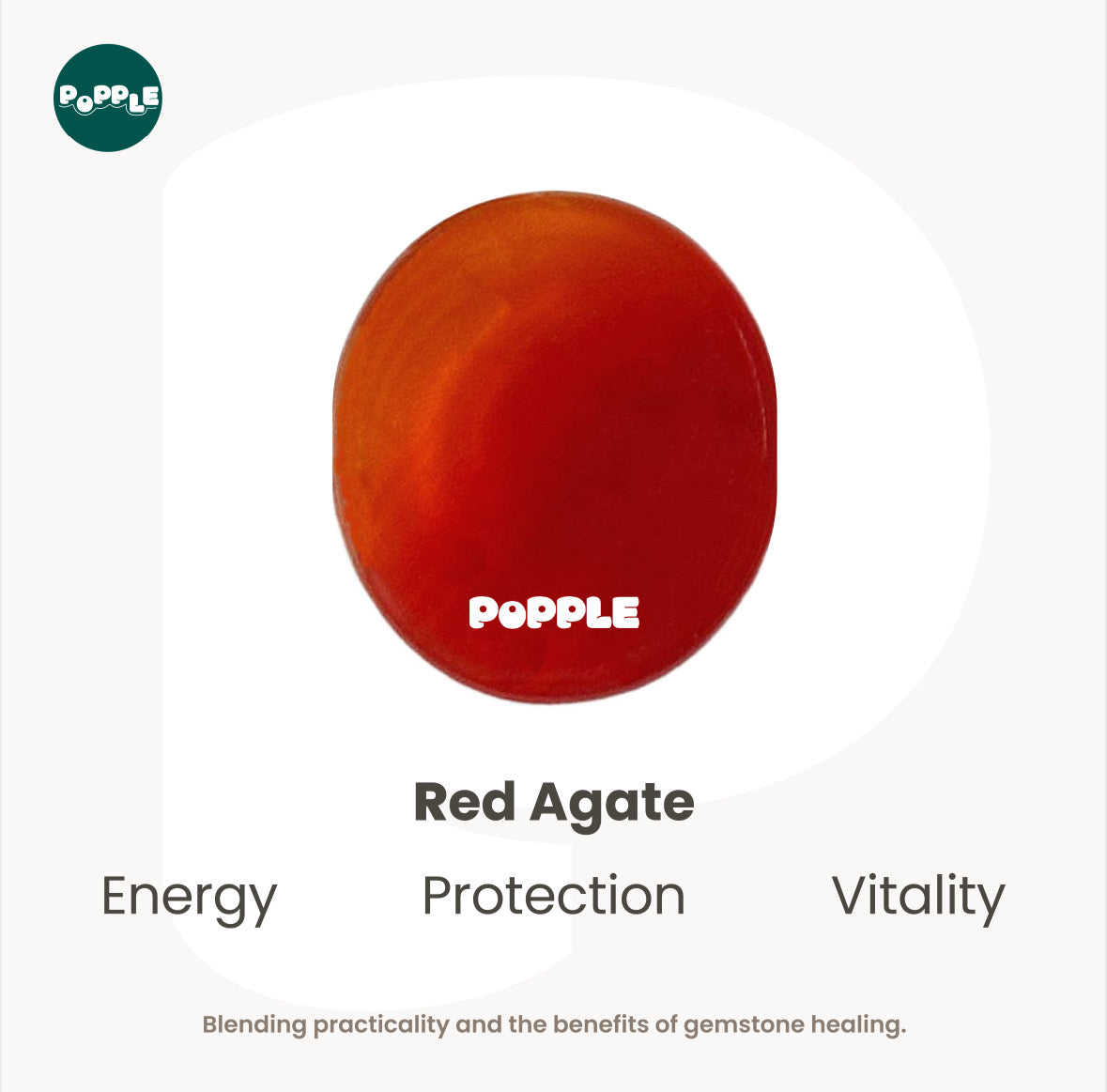 Red Agate - Energy, Protection, Vitality