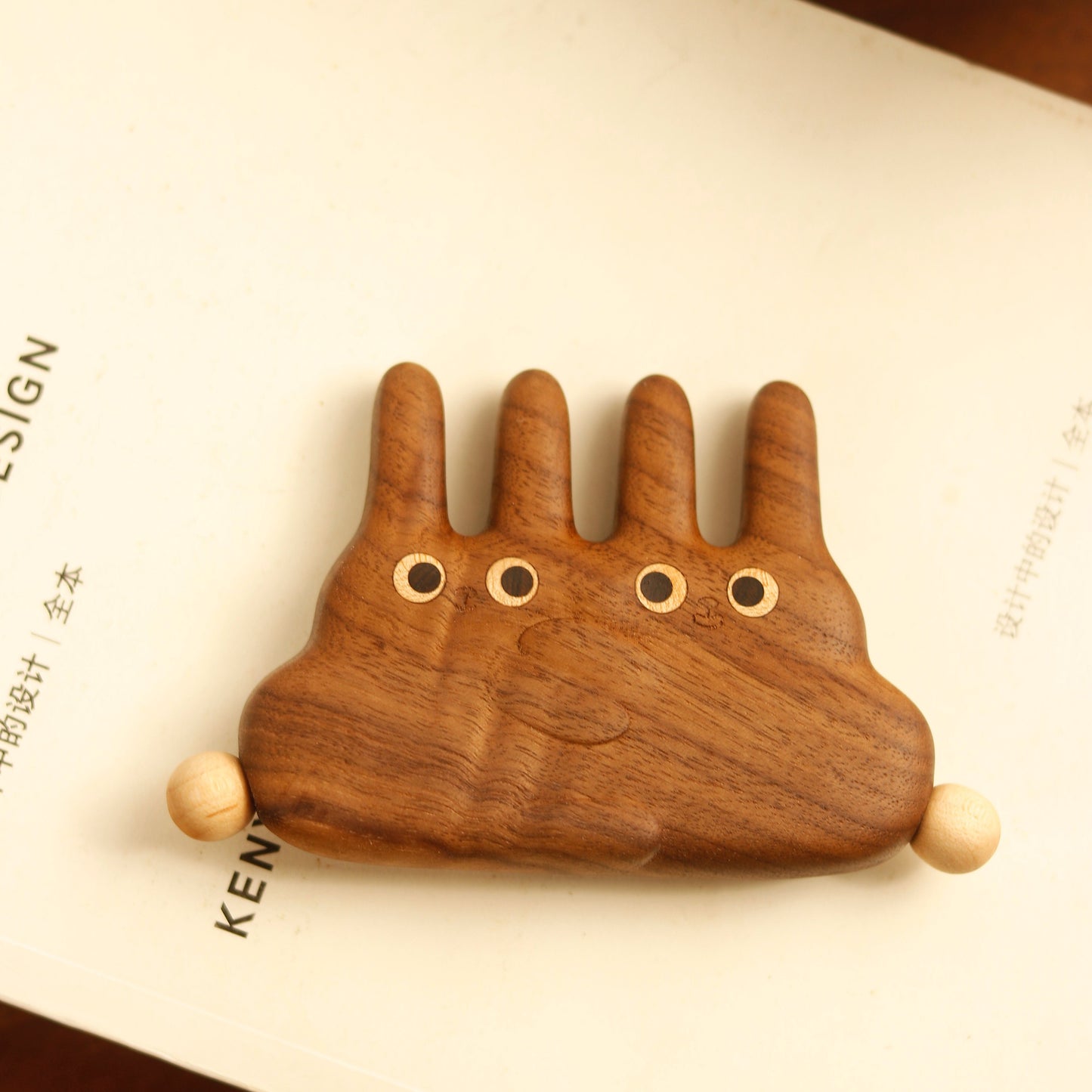Bunnyboo – Wooden Comb Head Massager
