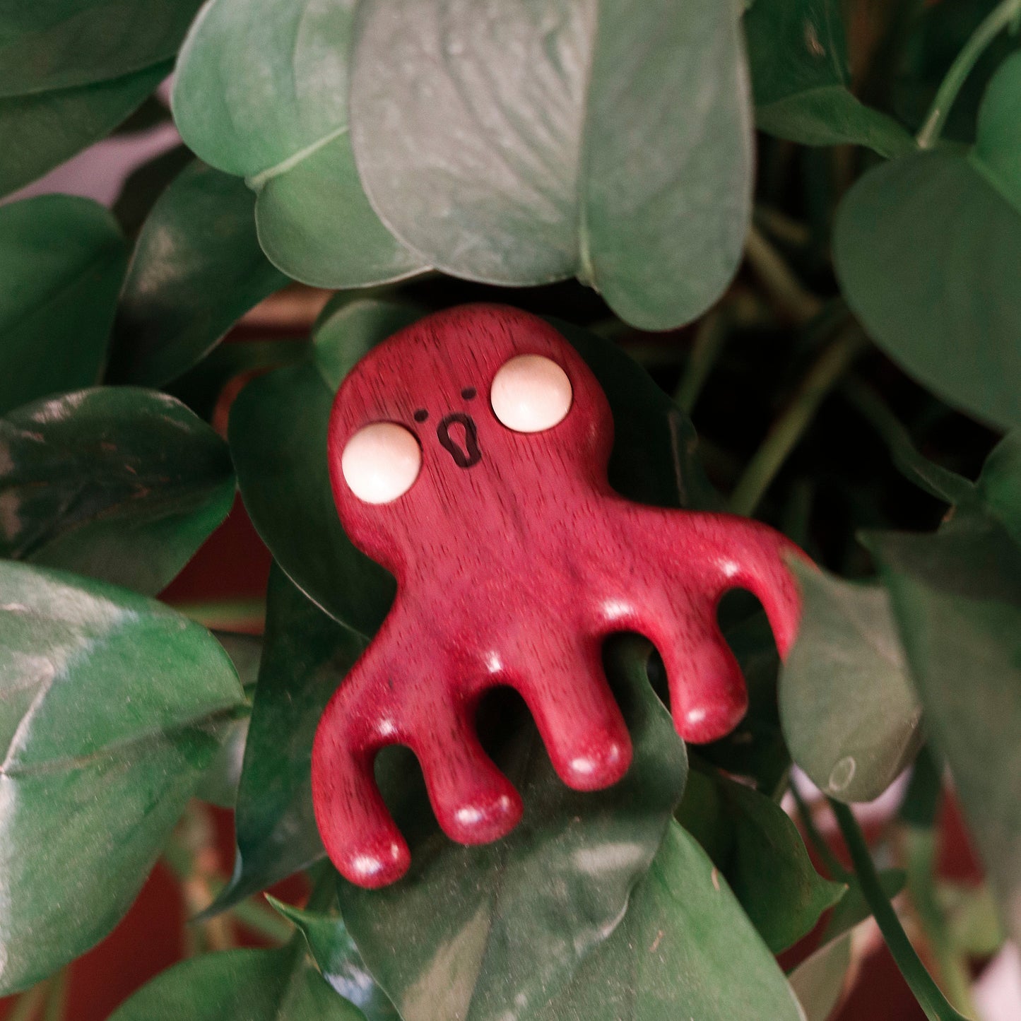 Dootoo(Octopus) – Wooden Comb Head Massager (Multiple Woods)
