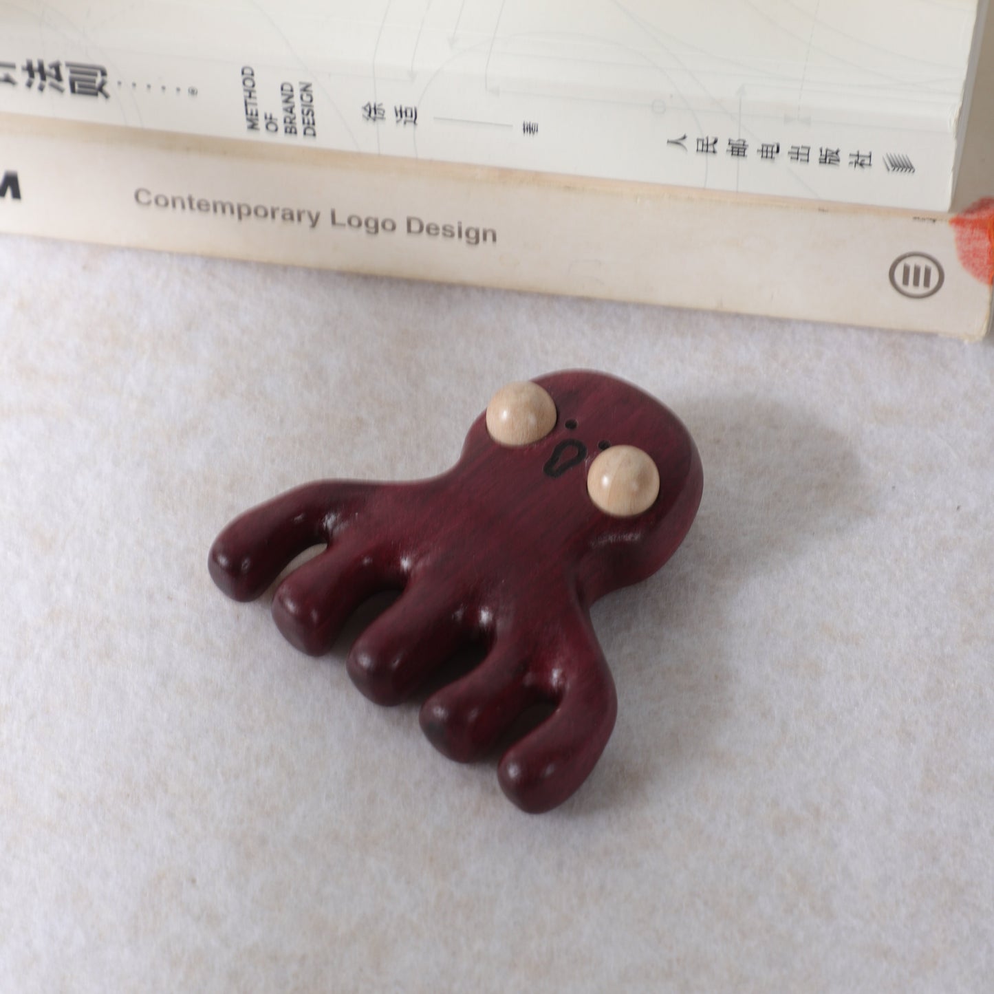 Dootoo(Octopus) – Wooden Comb Head Massager (Multiple Woods)