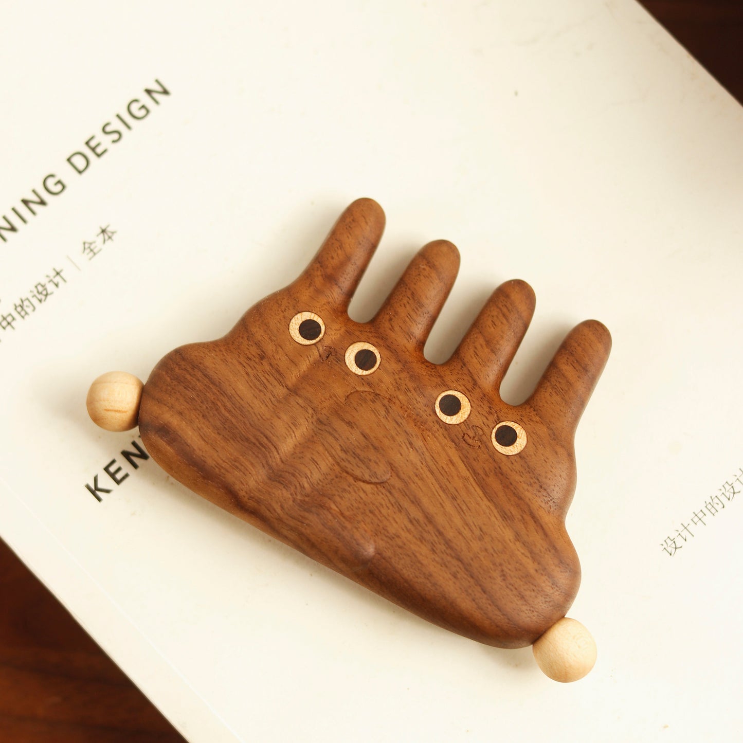 Bunnyboo – Wooden Comb Head Massager