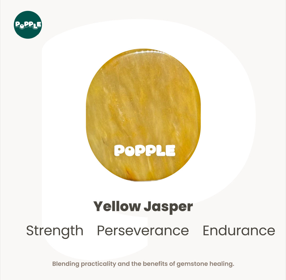 Yellow Jasper - Strength, Perseverance, Endurance