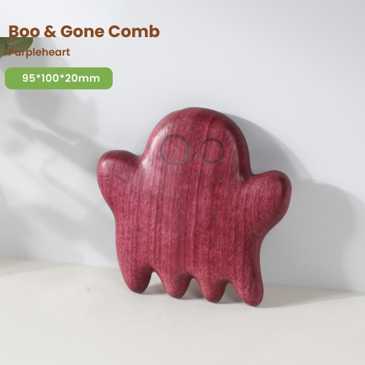 Boo & Gone – Wooden Comb Head Massager