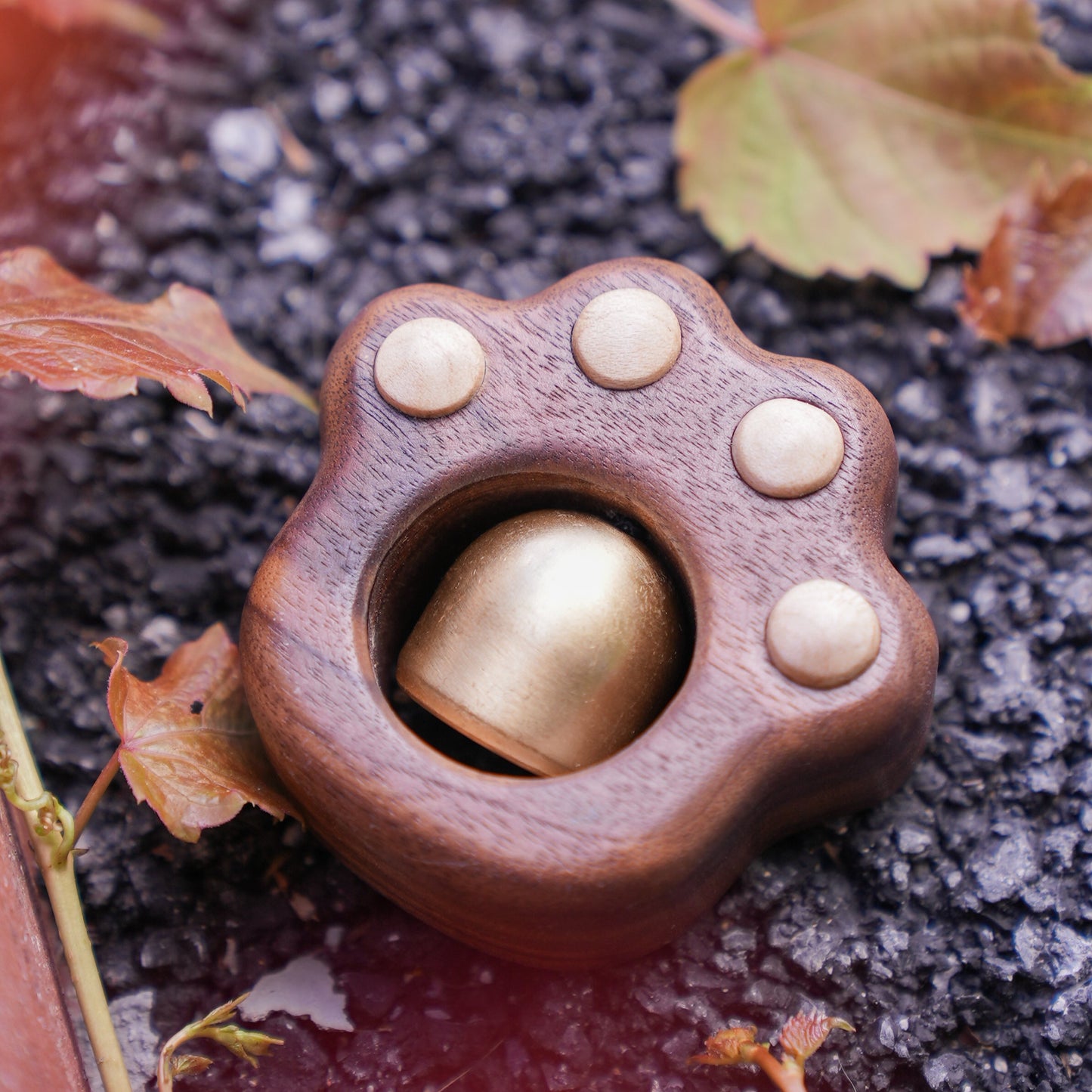 Kitty Knock – Wooden Door Bell
