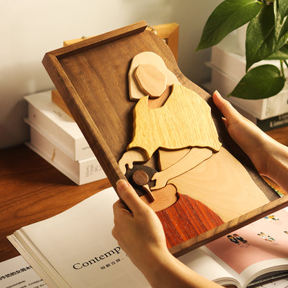 The Milkmaid – Wood Veneer Wall Art