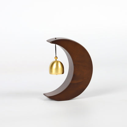 Moonlight Bell – Wooden Crescent Door Bell