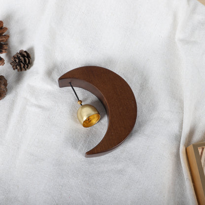 Moonlight Bell – Wooden Crescent Door Bell
