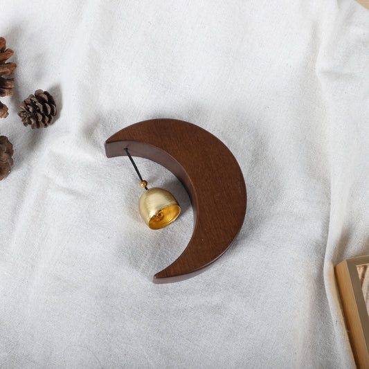 Moonlight Bell – Wooden Crescent Door Bell