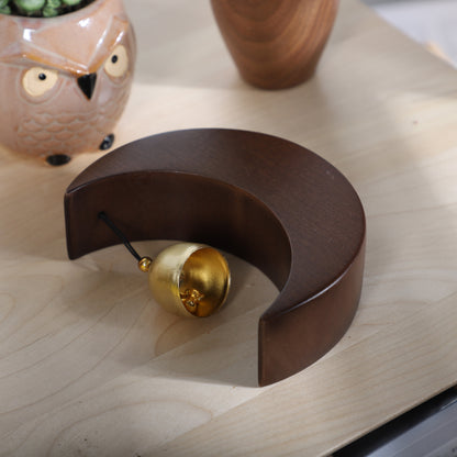 Moonlight Bell – Wooden Crescent Door Bell