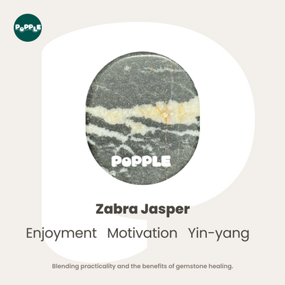 Zebra Jasper - Enjoyment, Motivation, Yin-yang